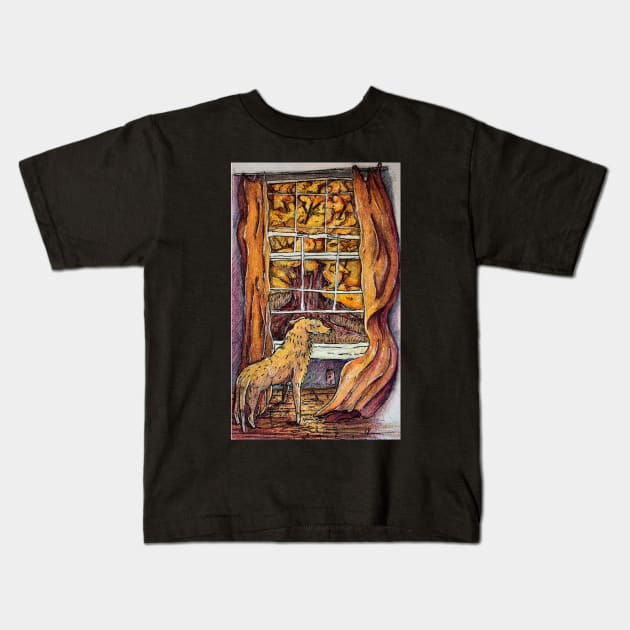 Golden Hour Kids T-Shirt by Animal Surrealism